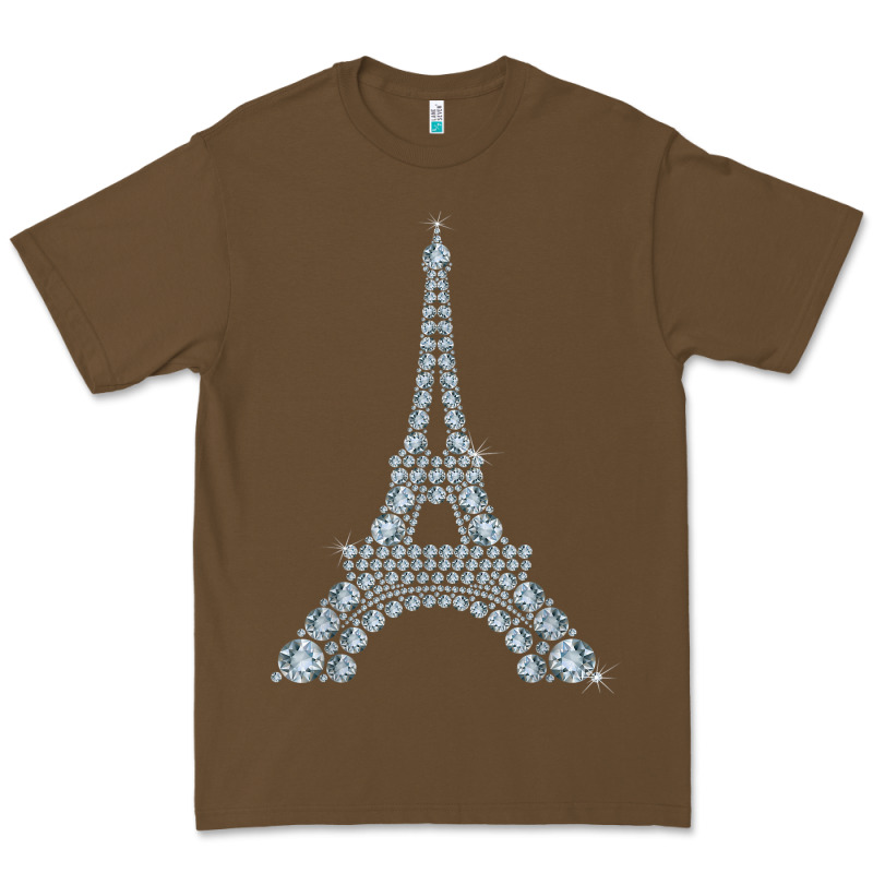 Eiffel Tower With Diamonds The Parisian French Love Sign T Shirt Premium Tee by linhVisuals | Teevron