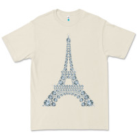 Bone eiffel tower with diamonds the parisian french love sign t shirt Premium Tee - linhVisuals