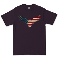 Plum bald eagle  america Premium Tee - linhVisuals