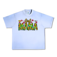Grape Ice Girl Mama Urban Heavy Tee - CowhideDigitalArt