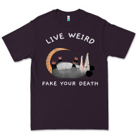 Plum funny opossum possum tee live weird fake your death t shirt Premium Tee - linhVisuals