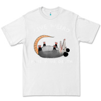 White funny opossum possum tee live weird fake your death t shirt Premium Tee - linhVisuals
