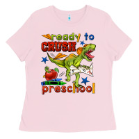 Bubblegum Pink ready to crush preschool Ladies Tee - BundleAndBundleShop