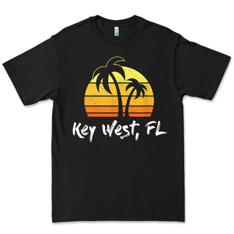 Retro Key West T Shirt Florida Beach Shirt Premium Tee by linhVisuals | Teevron