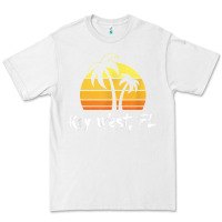 White retro key west t shirt florida beach shirt Premium Tee - linhVisuals