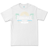 White sanibel island retro style florida t shirt Premium Tee - linhVisuals