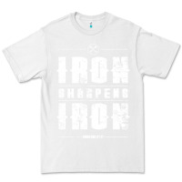 White iron sharpens iron proverbs christian bible verse religious pullover h Premium Tee - linhVisuals