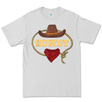 Dove Grey howdy shirt western rodeo country cowboy texan t shirt Premium Tee - linhVisuals
