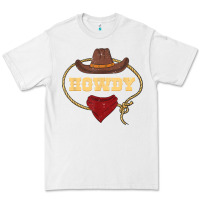White howdy shirt western rodeo country cowboy texan t shirt Premium Tee - linhVisuals
