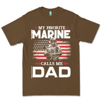 Cacao my favorite marine calls me dad t  shirt father's day flag my favorite Premium Tee - linhVisuals