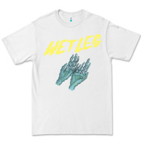 White wetleg merch Premium Tee - linhVisuals