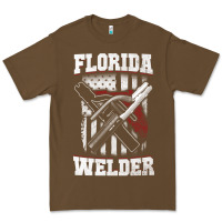 Welding Longsleeves T Shirt Florida Fl American Welder Gifts Premium Tee | Teevron