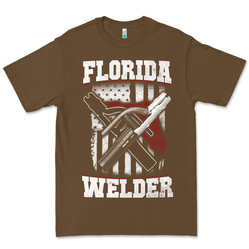 Welding Longsleeves T Shirt Florida Fl American Welder Gifts Premium Tee by linhVisuals | Teevron