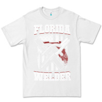 White welding longsleeves t shirt florida fl american welder gifts Premium Tee - linhVisuals