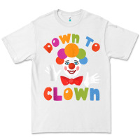 White down to clown funny circus tank top Premium Tee - linhVisuals