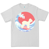 Dove Grey bedlington terrier t  shirt bedlington terrier gifts   ocean waves sur Premium Tee - linhVisuals