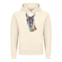 Vintage Artic Guanaco Llama Head Vintage Hoodie - LillyAllenDesigns