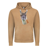 Vintage Camel Guanaco Llama Head Vintage Hoodie - LillyAllenDesigns