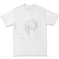 White blackfoot tribe native american indian pride respect darker t shirt Premium Tee - linhVisuals