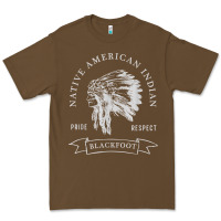 Blackfoot Tribe Native American Indian Pride Respect Darker T Shirt Premium Tee | Teevron