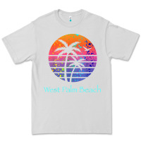 Dove Grey west palm beach tropical t shirt for family vacations Premium Tee - linhVisuals