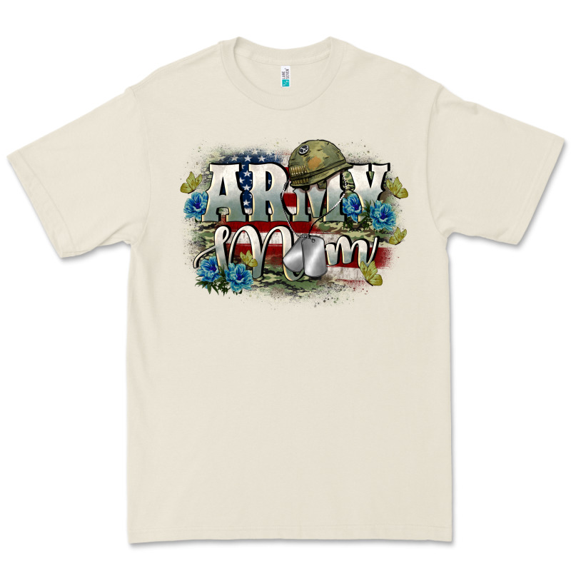 Army Mom Mother's Day Premium Tee by FaDigitalArtStudio | Teevron