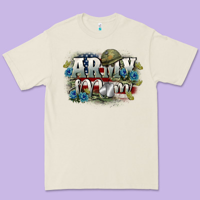 Army Mom Mother's Day Premium Tee Designed By Fadigitalartstudio