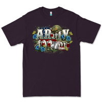Plum Army mom Mother's Day Premium Tee - FaDigitalArtStudio