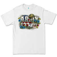 White Army mom Mother's Day Premium Tee - FaDigitalArtStudio