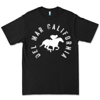Black del mar california horse racing t shirt Premium Tee - linhVisuals