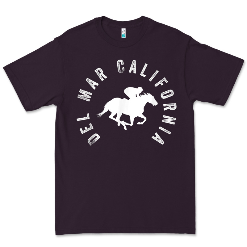 Del Mar California Horse Racing T Shirt Premium Tee by linhVisuals | Teevron