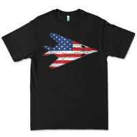 Black f 117 stealth nighthawk aircraft american flag f117 t shirt Premium Tee - linhVisuals