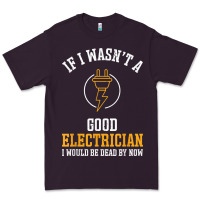 Plum electrician gifts for men & funny electrical design t shirt Premium Tee - linhVisuals