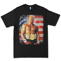 Black funny boxer trump trump rocky meme t shirt Premium Tee - linhVisuals
