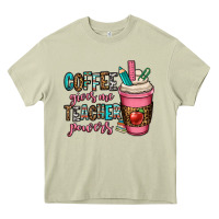 Mossy coffee gives me teacher powers Heavy Core Tee - OliviaCreatesArt