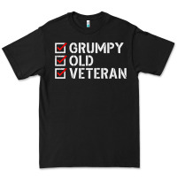 Black grumpy old veteran patriotic american military veteran t shirt Premium Tee - linhVisuals
