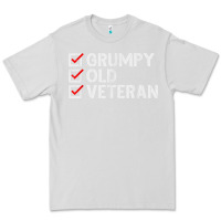 Dove Grey grumpy old veteran patriotic american military veteran t shirt Premium Tee - linhVisuals