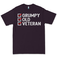 Plum grumpy old veteran patriotic american military veteran t shirt Premium Tee - linhVisuals