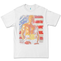 White funny boxer trump trump rocky meme t shirt Premium Tee - linhVisuals