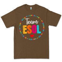 Cacao back to school teachers crew students   team esol teacher t shirt Premium Tee - linhVisuals