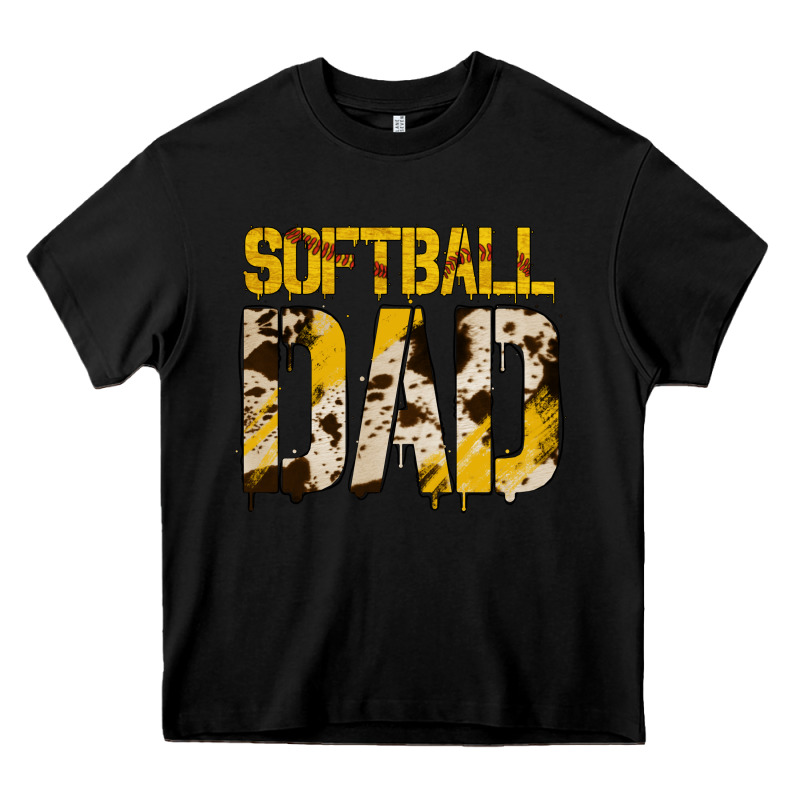 No Background Softball Dad Heavy Core Tee by Jasminsmagicworld | Teevron