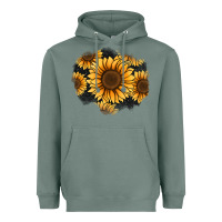 Sage sunflower patch Heavyweight Hoodie - Jasminsmagicworld