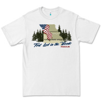 White fort leonard wood fort lost in the woods missouri pullover hoodie Premium Tee - linhVisuals