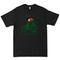 Black diddly squat farm green, tractor tee for farmer t shirt Premium Tee - linhVisuals