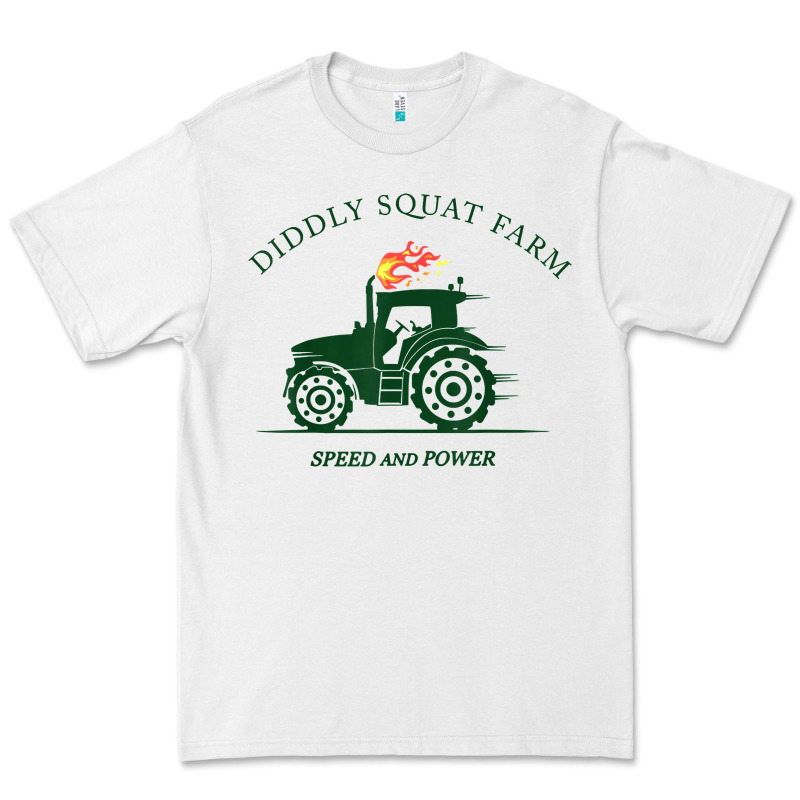Diddly Squat Farm Green, Tractor Tee For Farmer T Shirt Premium Tee by linhVisuals | Teevron