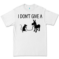 White i don't give a rats ass, funny, jokes, sarcastic sayings t shirt Premium Tee - linhVisuals