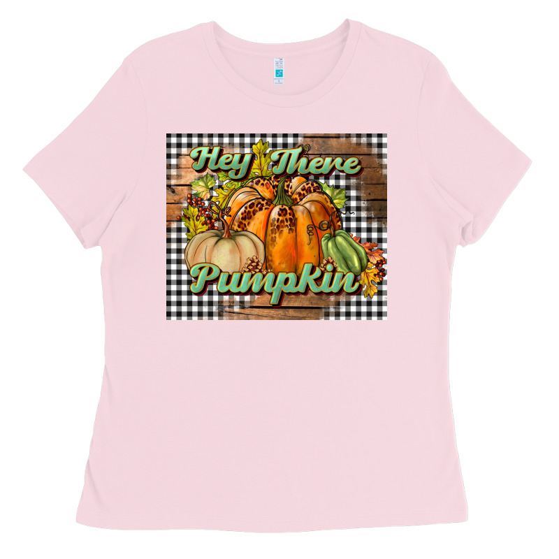 Hey There Pumpkin Mouse Pad Ladies Tee by BundleAndBundleShop | Teevron