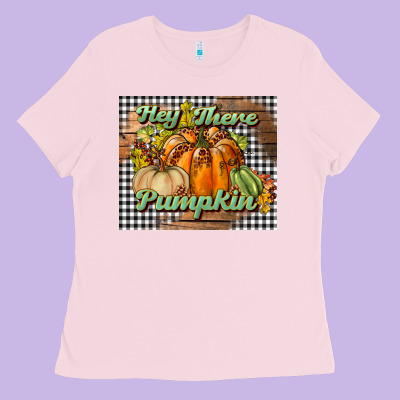 Hey There Pumpkin Mouse Pad Ladies Tee Designed By Bundleandbundleshop