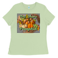 Matcha hey there pumpkin mouse pad Ladies Tee - BundleAndBundleShop
