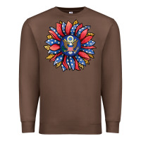 Chestnut american sunflower Premium Sweatshirt - Jasminsmagicworld